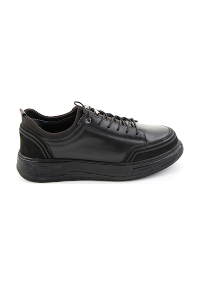 Bambi Siyah Napa Hakiki Deri Erkek Sneaker E01080185243