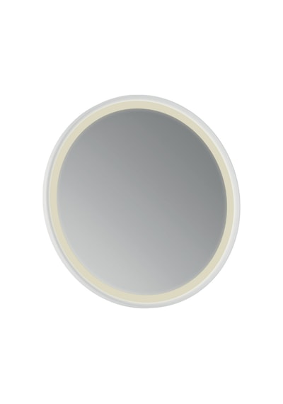 Creavit Patara Yuvarlak Led Ayna 60cm Mat Beyaz Mat Beyaz