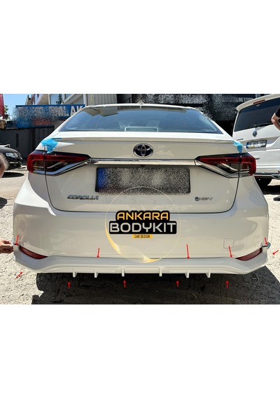 Corolla Ön Arka Tampon Eki Ve Marşpiyel Boyasız Plastik