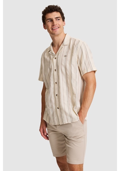 U.S. Polo Assn. U.s. Polo Assn. Erkek Bej Gömlek Kısa Kollu 50324743-vr011