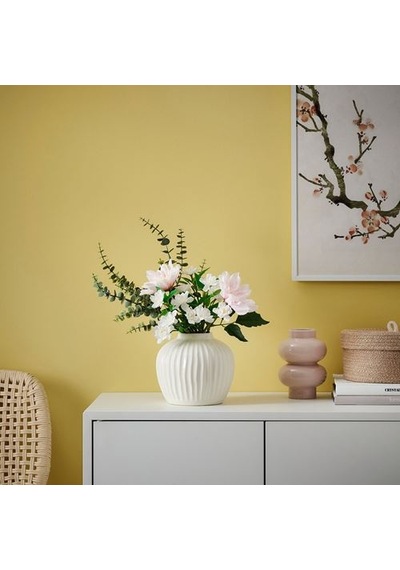 Ikea Smycka Yapay Çiçek, Beyaz, 21 Cm, Armut Çiçeği