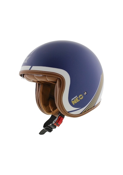 Motosiklet Kaskı Retro Güneş Vizörlü Hornet S Sv Neo C7 Matt Blue Motorcu Kask Çok Renkli