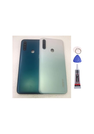 Oppo A31 Yeşil Arka Kapak Batarya Kapağı Pil Kapağı Yapışkan Ve Sökme Aparatıyla Beraber Full Set Yeşil