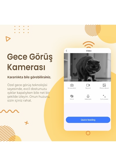 Haustier Qq005-dual Beyaz Kameralı Akıllı Kedi Köpek Otomatik Mama Kabı, App Uzaktan Kontrol, Sesle Çağırma, 480p Kamera, 6lt Hazne, Çift Metal Kase Haustier Qq005-dual Beyaz Kameralı Akıllı Kedi Köpek Otomatik Mama Kabı, App Uzaktan Kontrol, Sesle Çağırma, 480p Kamera, 6lt Hazne, Çift Metal Kase