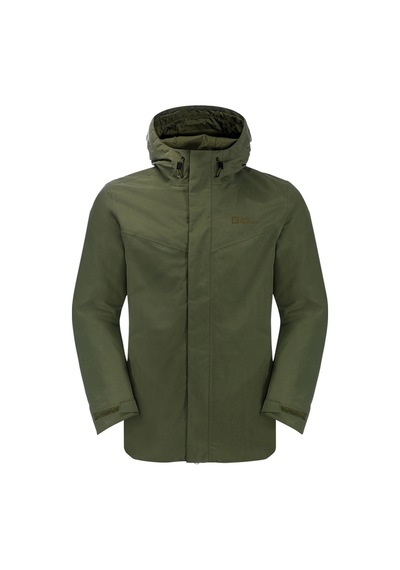 Jack Wolfskin Altenberg 3in1 Erkek Yeşil Outdoor Ceketi Erkek Outdoor Ceketi S10 S10
