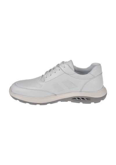 Pullman Hakiki Deri Erkek Spor Ayakkabı Sneaker Mod-5825 Beyaz