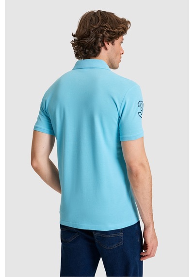 U.s. Polo Assn. Erkek Aqua Tişört Basic 50326920-vr007