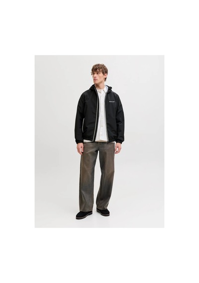 Jack & Jones 12291690 Kapüşonlu Yağmurluk Siyah Jack & Jones 12291690 Kapüşonlu Yağmurluk Siyah