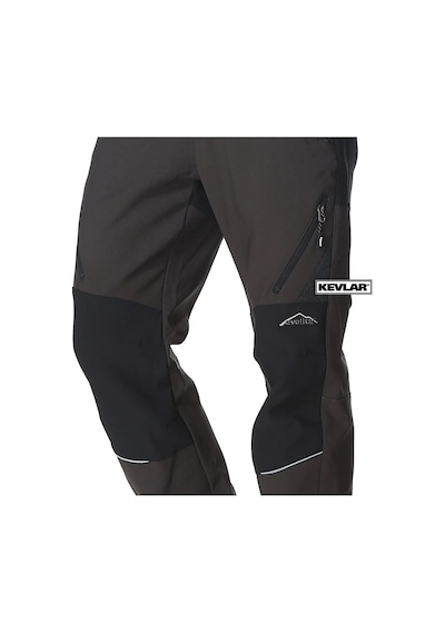Evolite Freebird Outdoor Erkek Pantolon 4-yön Esnek Stretch, Şardonlu Sıcak İç, Kayak &amp Amp Trekking Siyah