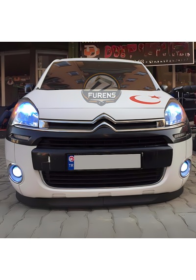 Citroen Berlingo 2009-2018 Uyumlu H Lip Esnek Ön Lip 2 Parça Karlık Ön Ek Tampon Altı Dil