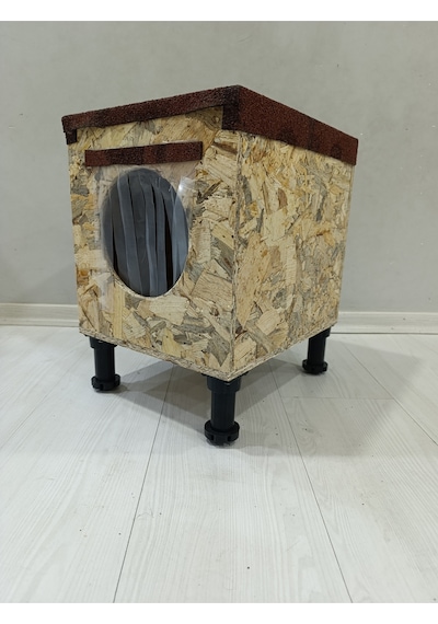 Osb Kedi Evi Kedi Yuvası Dış Mekan Su Geçirmez