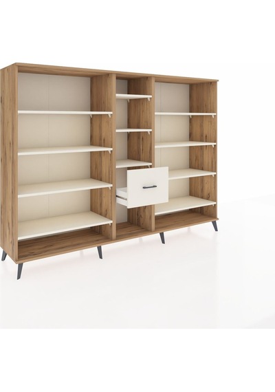 Hyperion Dolap 11 Raflı 3 Çekmeceli 220x44x163 Çam-aytaşı Aytası - Atlas Çam Hyperion Dolap 11 Raflı 3 Çekmeceli 220x44x163 Çam-aytaşı Aytası - Atlas Çam