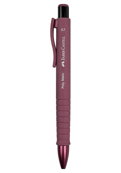 Faber-castell Poly Matic 0.7 Versatil Kalem Bordo