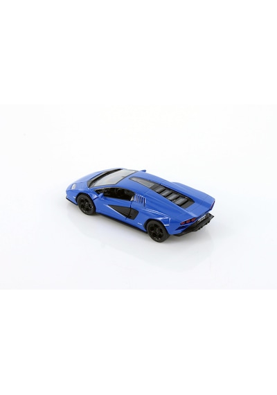 Lamborghini Countach Lpı 800-4 Hardtop Diecast Model Araba Mavi