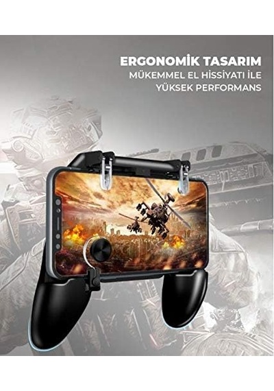 W11+ Pubg Ateşleyici Tetik Joystick Oyun Konsolu Kolu