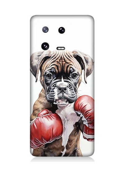 Xiaomi Mi 13 Pro 5g Uyumlu Boksör Köpek Desenli Silikon Kılıf
