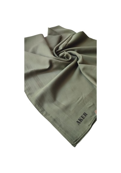 AKER Mint Yeşili Düz Koton Eşarp 952 Mint Yeşili