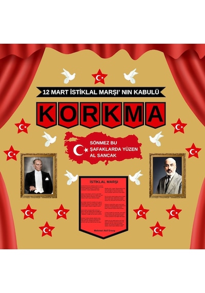 İstiklal Marşı'nın Kabulü Pano