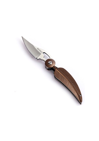 Crkt 6077 Xeaf Brown Kızıldereli Tüy Kamp Çakı Kahverengi