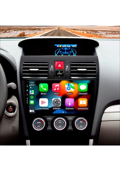 Subaru Forester Araç Multimedya Android Ekran Carplay Double Teyp 2+32 9" 12-15 Black Cadence