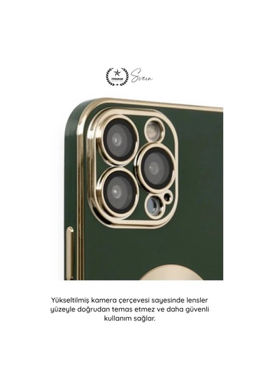Kılıf İphone 14 Pro Max Uyumlu Silikon Kılıf Darbe Korumalı Kamera Lens Çerçeveli Esnek Yumuşak Dok