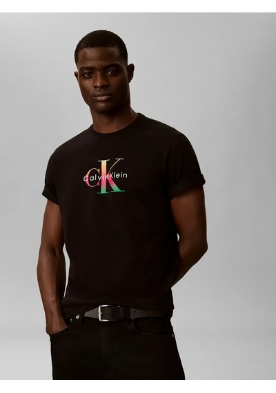 Calvin Klein Ss 20s Ck Prıde26 Gr, Ub1 Siyah Erkek T-shirt