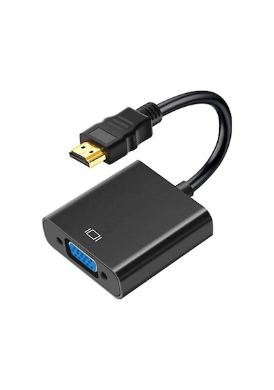 Hdmi To Vga Çevirici Dönüştürücü Monitör Kablosu