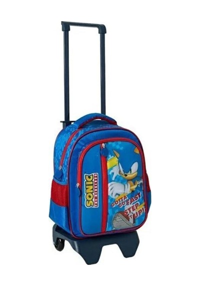 Sonic Çekçekli Okul Çantası 2052 Çok Renkli