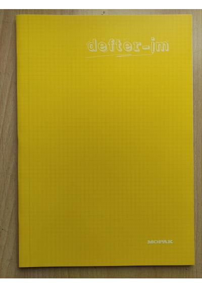 Mopak 60 Yaprak Kareli Defter Plastik Kapak Küçük Boy A5