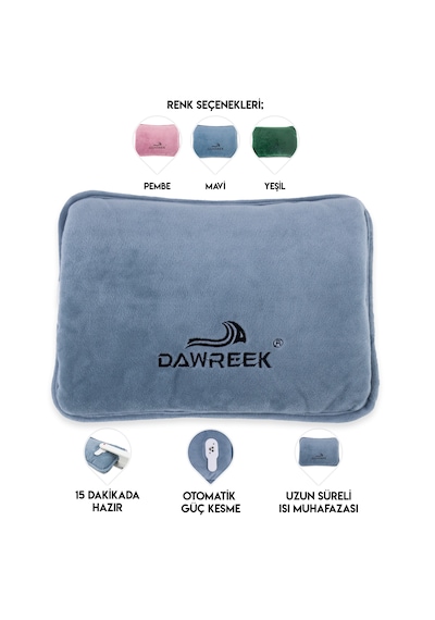 Dawreek Et03m Elektrikli Sıcak Su Torbası Blue Açık Mavi