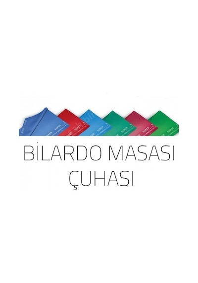 Bilardo Masa Çuhası Yarı Maç Masası Bilardo Çuha TakımıEpengle Kırmızı 2.80