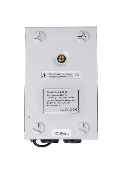Hubrendy Sh Powermaster Slım-2000 Otomatik 2000 Watt Kombi Voltaj Regülatörü