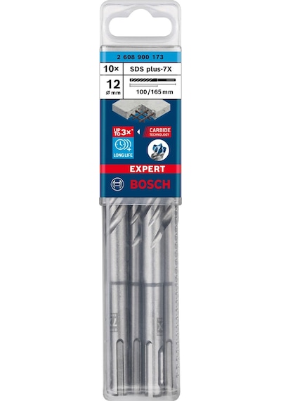 Bosch Expert 12x165 Mm 10 Lu Yeni Sds Plus-7x Matkap Ucu 2608900173