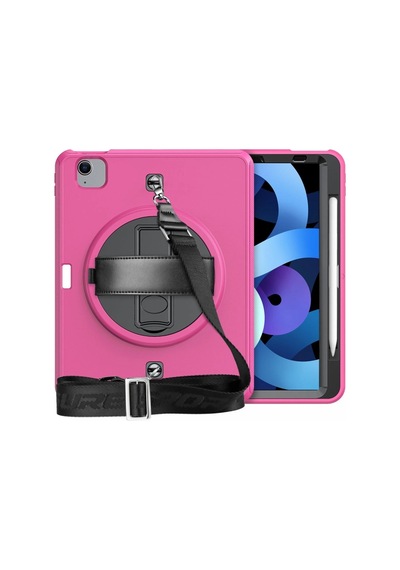 Apple İpad Pro 11 2020 Kılıf Strap-c Otterbox Tablet Kapak - Pembe Arka Kapak