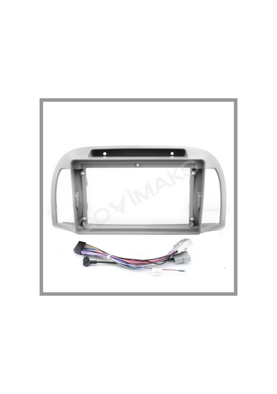 Govimaks Nissan Micra 2002-2010 Uyumlu 9 İnc Androıd Multimedya Çerçevesi - Soket