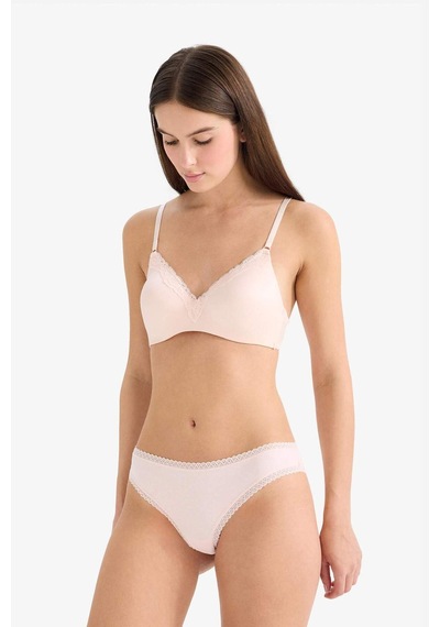 Defacto Dantel Detaylı 3lü Brazilian Külot-fall İn Love F2190ax25augr93 Gri