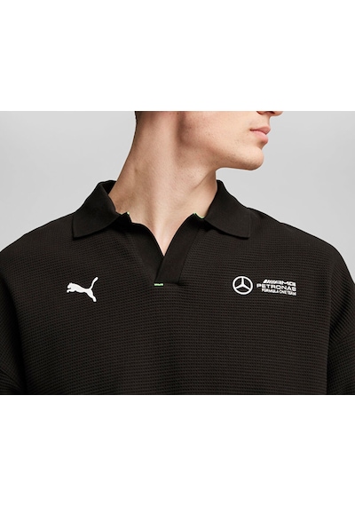 Puma Mapf1 Longsleeve Polo Erkek Günlük Uzun Kollu Polo Tişört 62733901 Siyah 62733901 Siyah