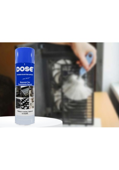 Dose Ds-ıtc-pd-500 Basınçlı Toz Temizleme Spreyi 500ml Klavyeler, İşlemciler, Optik Lensler - 6 Adet