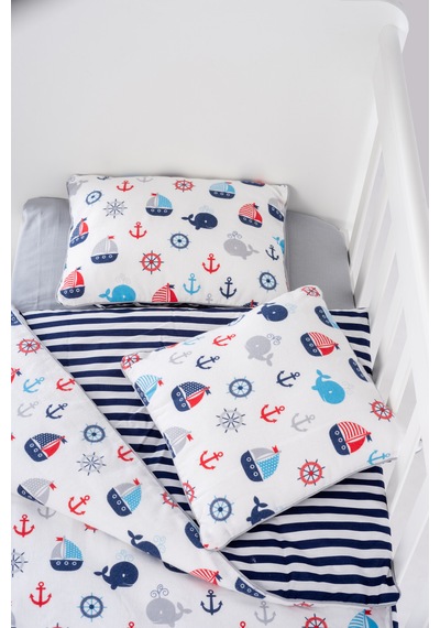 Patalena Home Pamuk 7 Parça Bebek Nevresim Takımı 100 x 150 CM