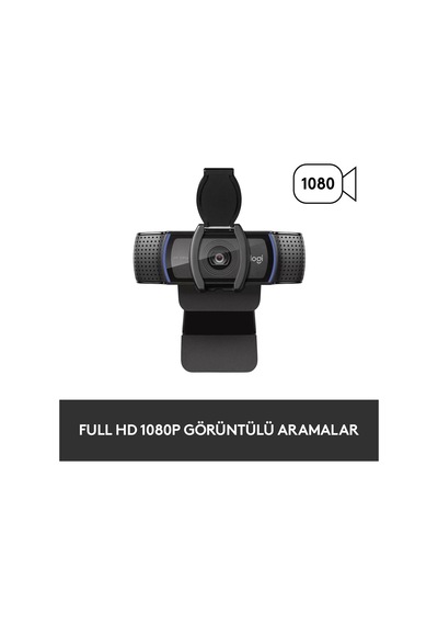 Logıtech C920s Hd Pro Webcam Sıyah 960-001252