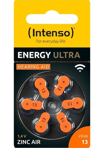 Intenso Energy Ultra 13 PR48 İşitme Cihazı Pili 6'lı
