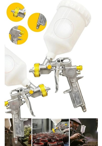 Freed Tools Havalı Üstten Depolu Boya Tabancası 1.3 Mm Basınç Ayarlı