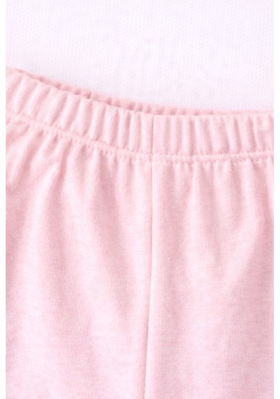 For My Baby Fitilli Kumaş 2 Li Kız Bebek Takım Şortlu Yazlık Pembe5