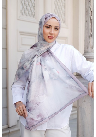 Mimiyum Simple Roses Soft Şal Pudra