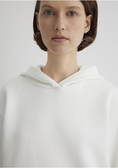 Mavi - Kapüşonlu Beyaz Basic Sweatshirt 167299-70057 Beyaz