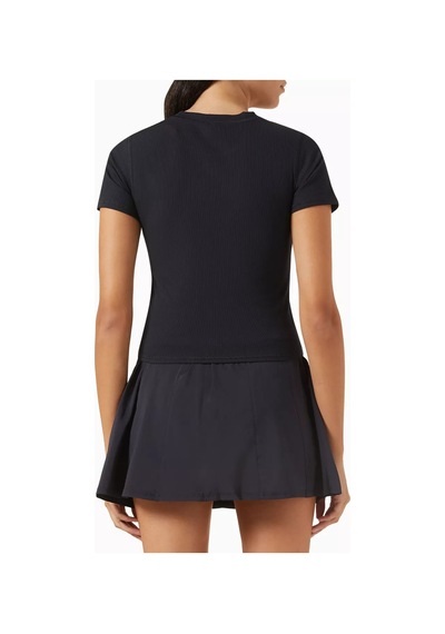 Vuori Modal Kesimli Pose Fitted Crop Top, Yumuşak & Esnek Kesim, Çok Yönlü Siyah