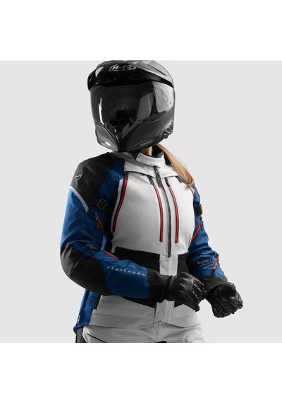 Rebelhorn Hardy 3.0 Kadın Motosikllet Montu Gri