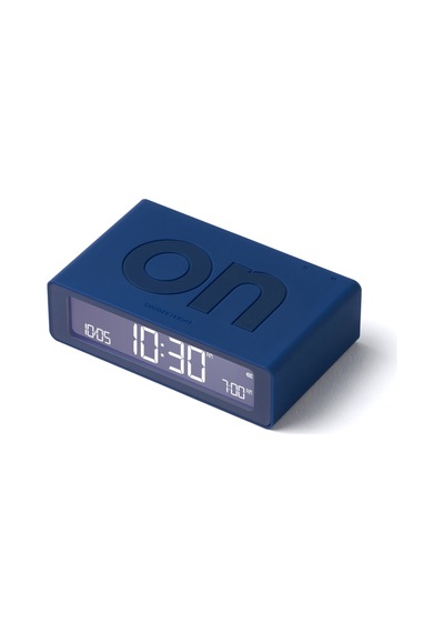 Lexon Flip Mini Şarj Edilebilir Alarm Saat Lacivert