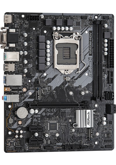 Asrock B560M-HDV Intel B560 5000 MHz (OC) DDR4 Soket 1200 mATX Anakart