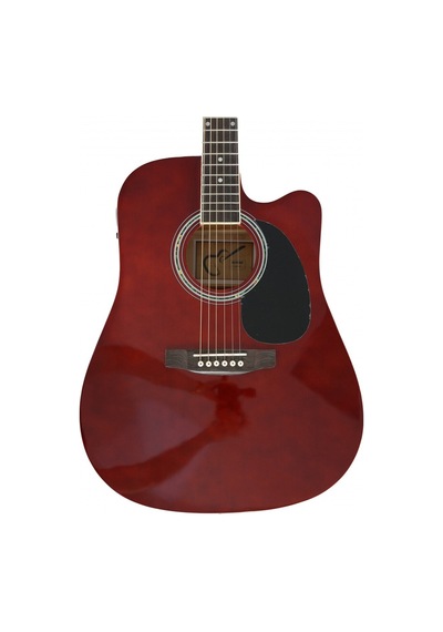 F650n-wrc Wine Red Elektro Akustik Gitar